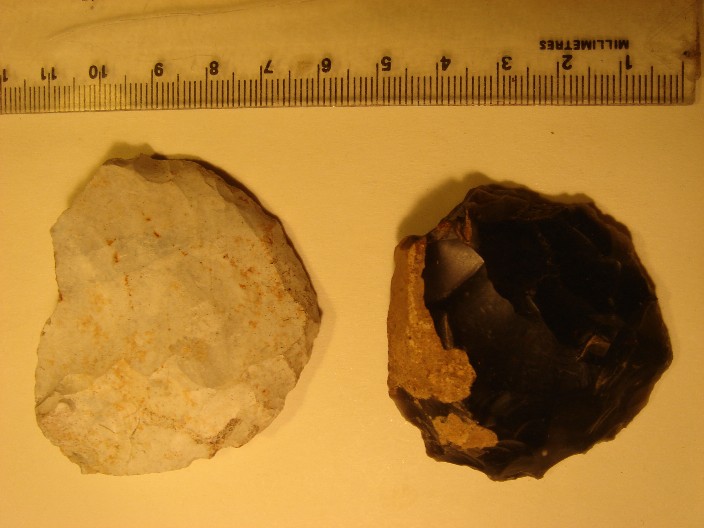 leaf-shaped arrow head